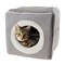 Pet Adobe Indoor Cat Pet Bed Cave, Enclosed Cavern with Removable Cushion Pad for Cats/Small Animals, Gray 323530ZYA - alternate 6